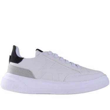 Imagem de Tênis Infantil Klin 356006 Branco/Preto, 33