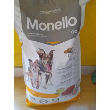 Imagem de Ração Monello 15 kg para cães adultos sabor carne