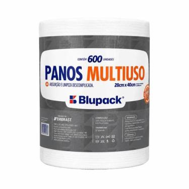Imagem de Bobina Slim Blupack Limpeza Leve 28cm x 240m Branco