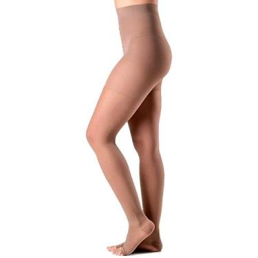 Imagem de Meia-Calça Ever Sheer 20-30mmHg Aberta Natural Escura Tam M2 - Sigvari