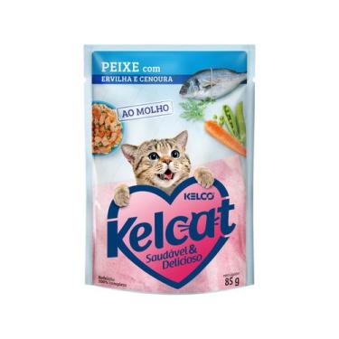 Imagem de Sachê Ração Úmida Keldog Peixe com Ervilha e Cenoura 85g