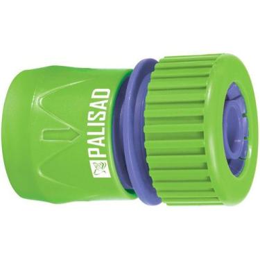 Imagem de Conector Mangueira 3/4" c/ Engate Rápido e Passagem Livre - Palisad