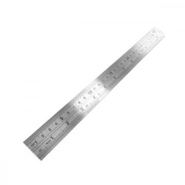 Imagem de Regua Aco Inox Brasfort 30Cm - BRASFORT / BRAFT