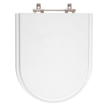 Imagem de Assento Sanitário Luna Redondo Resina Plástica Parafusado Convencional Branco Pontto Lavabo para Bacia Icasa