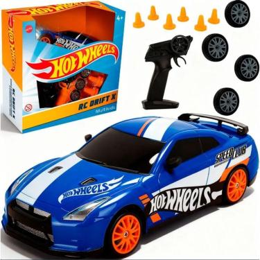Imagem de Carrinho de Controle Remoto Drift 1:24 com Drift Realista Vermelho Hot Wheels