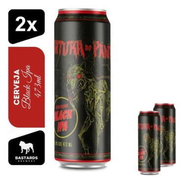 Imagem de Cerveja Bastards Criatura Do Pântano Black Ipa 473ml Kit 2un