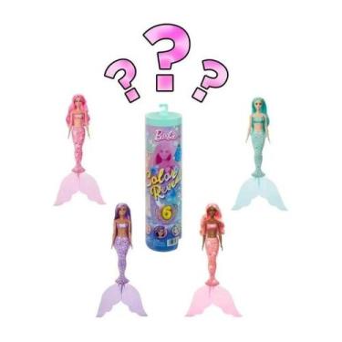 Imagem de Barbie Color Reveal Sereia Boneca Mágica Surpresa com Revelação de Cor