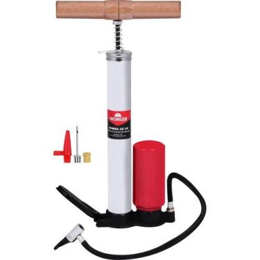 Imagem de Bomba De Ar Com Duplicador De Pressão Worker 260 Mm, Corpo Alumínio, S
