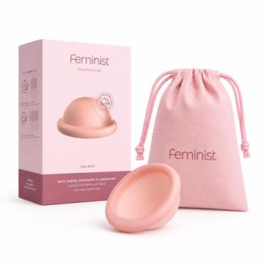 Imagem de Disco Menstrual Hipoalergico Silicone Feminist Rosa B 50 ml - A sós