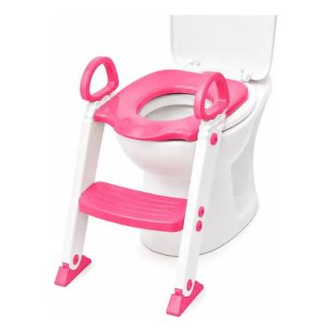 Imagem de Assento Redutor Sanitário Infantil Com Escada Dobrável - Toys e Toys