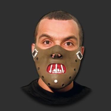 Imagem de Máscara Cabibal Hannibal Lecter Terror Carnaval Halloween - Spook Meia