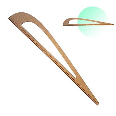 Imagem de Levolpe Régua Esquadro 70cm MDF 3mm 70x11cm Modelagem Confecção