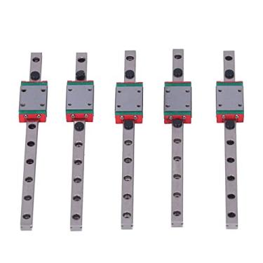 Imagem de Trilhos deslizantes de 150 mm, trilho de guia linear 5 peças com bloco deslizante para impressora 3D V0.1