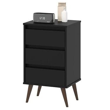 Imagem de Painel Para TV Anubis Plus - Preto/Off White - EJ Móveis