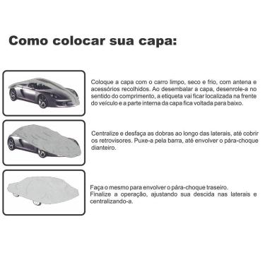 Imagem de Capa Automotiva Cobertura Forro Proteção Tamanho G Vhip