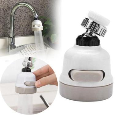 Imagem de Bico Torneira Chuveirinho Gourmet Arejador 3 Jatos Abs Inox