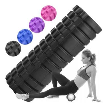 Rolo de Liberação Miofascial Yang Fit Foam Roller em EVA - 90x15cm