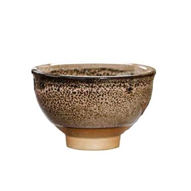 Imagem de Conjunto de xícara de chá 1 pçs/6 pçs xícara de chá de cerâmica xícara de chá de porcelana Teaware Kung Fu conjunto de chá doméstico forno mudança de esmalte cerâmica saquê conjunto