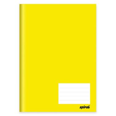 Imagem de Caderno Universitário Capa Dura Costurado 96 folhas, Amarelo, Spiral, 64589 - pt 1 un