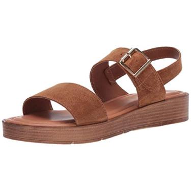 Imagem de Bella Vita Sandália plataforma feminina, Bronzeado, 11