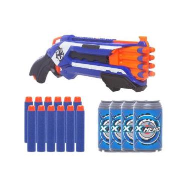 Arminha Tipo Nerf Lança Dardos Arminha de Brinquedo Força Policial - 2  Unidades no Shoptime