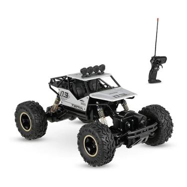 Imagem de Carrinho Remoto Controle 4ch 4x4 Off Road Truck Prata