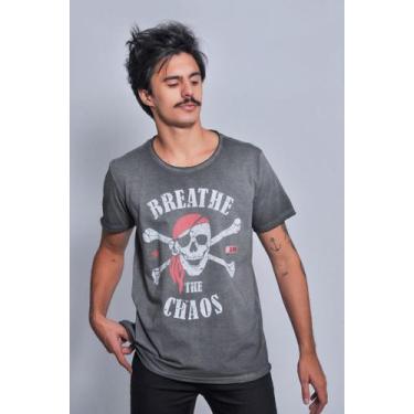 Imagem de Camiseta Masculina Breathe The Chaos Blur By Little Rock