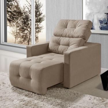 Imagem de Poltrona Retrátil Reclinável Alba Yescasa Castor