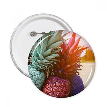 Imagem de Broche redondo de abacaxi fresco no início da manhã 5 peças