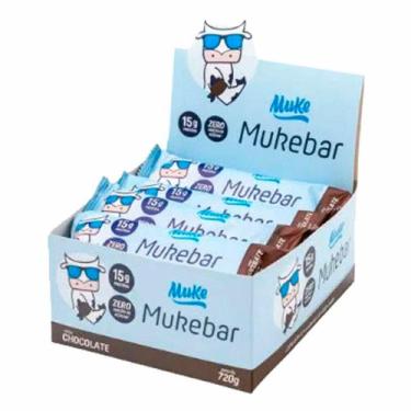 Imagem de Barra De Proteína Mukebar Chocolate Muke (Cx C/12Un De 60G) - Mais Mu