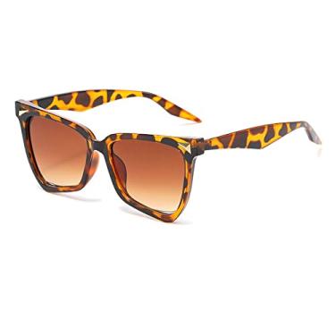 Imagem de Personality Hollow Rainbow Cat Sunglass Eye Design Polarizado Anti-ultravioleta UV400 Óculos Casuais para Adultos, Mulheres, Homens, C3, Tamanho Único
