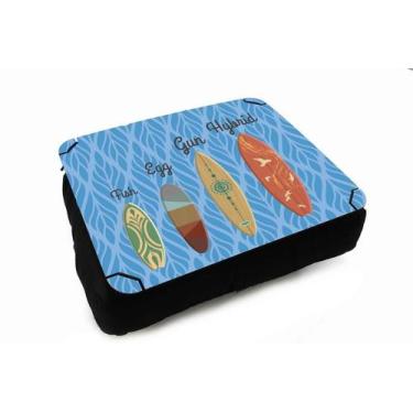 Imagem de Almofada Bandeja Para Notebook Laptop Surf Pranchas - Criative Gifts