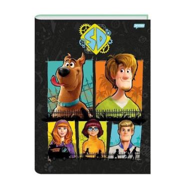 Imagem de Caderno Costurado Jandaia 1/4 Capa Dura Scooby Doo 80 Folhas - Embalag