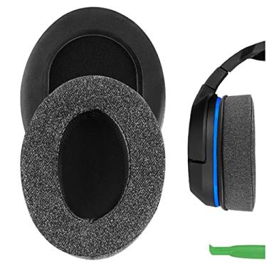 Imagem de Geekria Almofadas auriculares de substituição Comfort Linen para Turtle Beach Stealth 700/600/400/500X/ 700X/ 420X, Ear Force XO Seven, XP 500/PX5/PX4/X42 (preto)