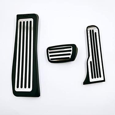 Imagem de JIERS Capa de pedal, para Cadillac ATS ATS V Sedan/Coupe 2013-2016, pedais de carro, freio a gás, apoio para os pés, acessórios da tampa da placa do pedal