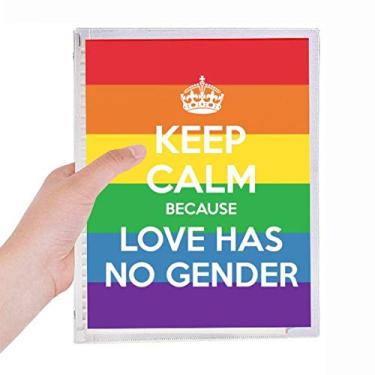 Imagem de Caderno de folhas soltas LGBT Rainbow Gay LGBT