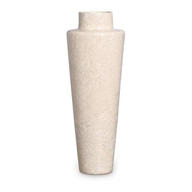 Imagem de Joelma Decorações Vaso Paris Decoração Em Cerâmica Bege Petra