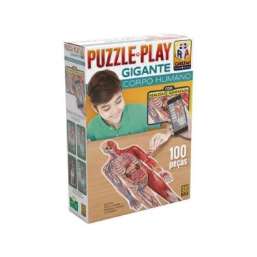 Jogo Puzzle 100 Pçs Quebra Cabeça Infantil Lol com Lente Mágica