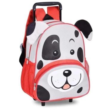 Imagem de Mochila Infantil Escolar Tema Pet 3D Com Rodinha E Alça De Transporte