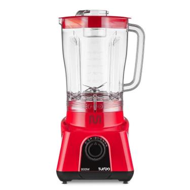 Imagem de Liquidificador Turbo 2,6L 5 velocidades 800W 127V Multi Vermelho - LQ803