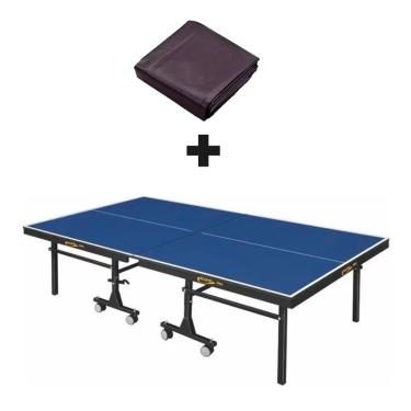 MESA DE PING PONG COR PRETA MDP 15mm 1010 KLOPF + KIT Suporte, Rede,  Bolinhas 5031 - Mesa de Ping Pong - Magazine Luiza