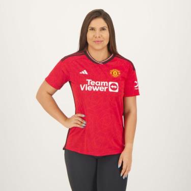Imagem de Camisa Adidas Manchester United Home 2024 Feminina