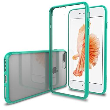 Imagem de Luvvitt Capa transparente para iPhone 7 Plus/iPhone 8 Plus com parte traseira híbrida resistente a arranhões e amortecimento de choque para Apple iPhone 7 Plus (2016) e iPhone 8 Plus (2017), Teal