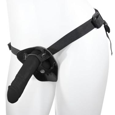 Imagem de Cinta Peniana Ajustável com Pênis Realístico Hefesto 17 x 4cm Preto