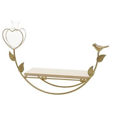 Imagem de YANGZHI Prateleira de parede flutuante decorativa com estatueta de borboleta prateleira antiderrapante prateleira criativa decoração de restaurante para sala de estar, quarto, cozinha e banheiro