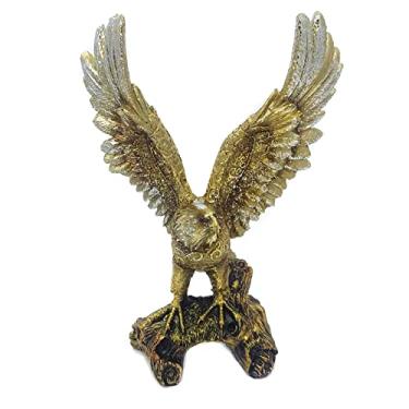Imagem de Estatueta Águia Decorativa Em Resina Estátua Escultura Decoração AGA (águia AGA-01)