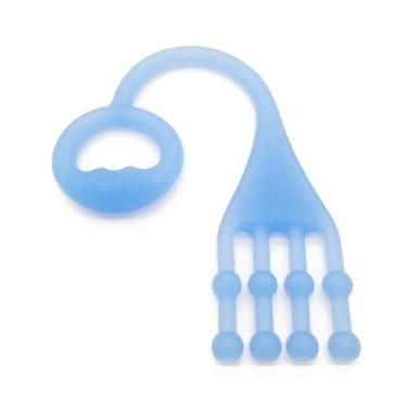 Imagem de Alça de alongamento do dedo do pé faixa elástica corda elástica exercitador de arco de dedo do pé elástico de silicone adequado para treinamento de dedos em dança e ioga, pé plano e treinamento de