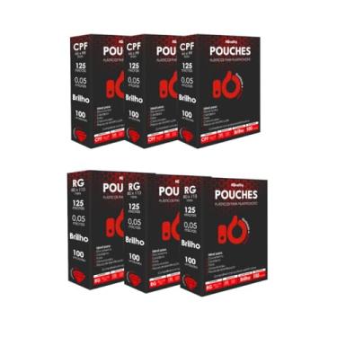 Imagem de Plastico Plastificação 600 Grafity 3 Cento Rg E 3 Cento CPF 0,05mm 125 Micras