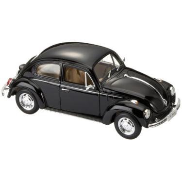 Imagem de Miniatura Carro Volkswagen Fusca/Beetle (Hard-Top) - Preto - 1:24 - Welly