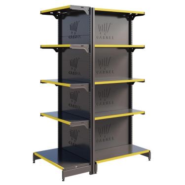 Imagem de Gôndola Fit De Supermercado Centro 1 Ponta E 1 Inicial 1,70m Bandejas Reclinaveis Amapá